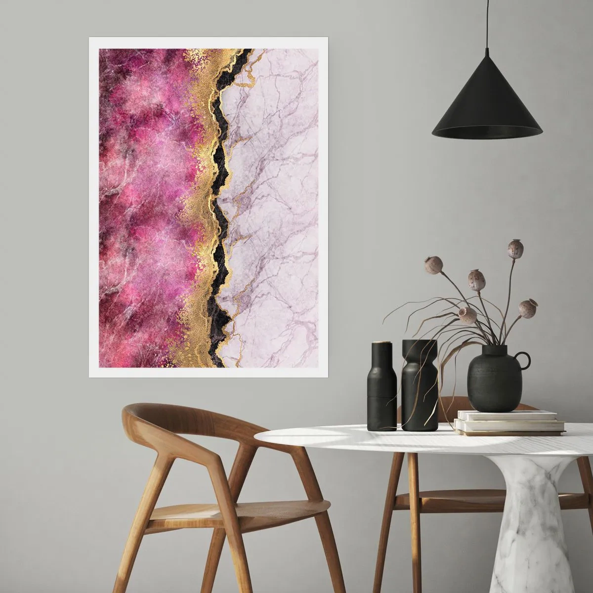 Plakat - På grænsen - 30x40 cm