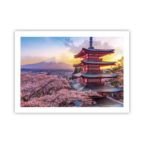 Plakat - Essensen af ​​den japanske ånd - 70x50 cm