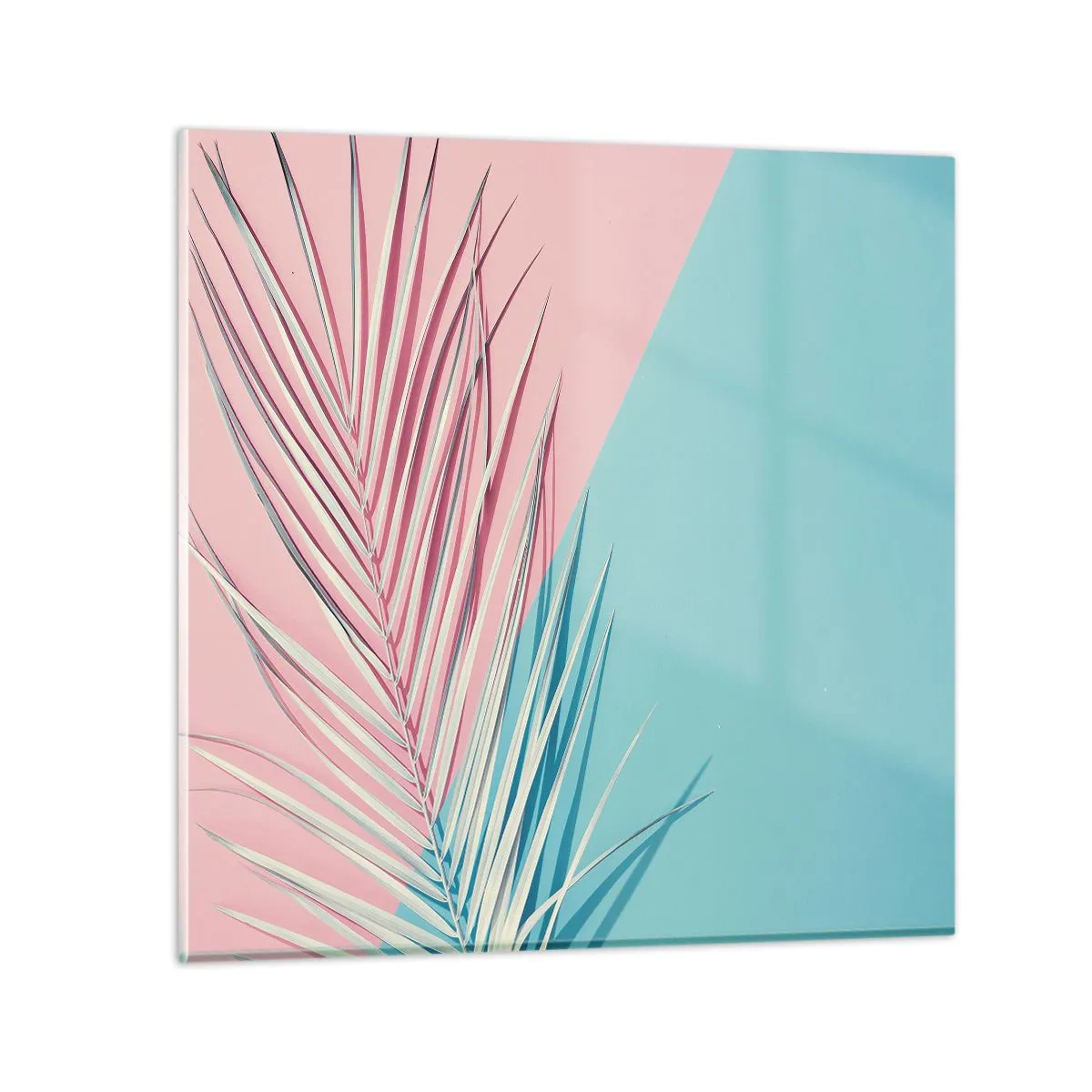 Billede på glas - Tropisk indtryk - 30x30 cm