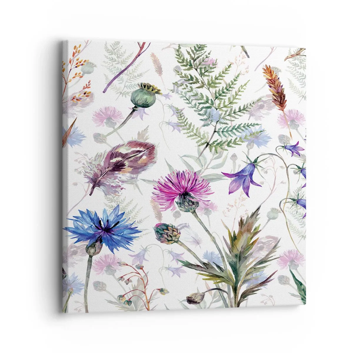 Lærredstryk - Billede på lærred - Polsk herbarium - 30x30 cm