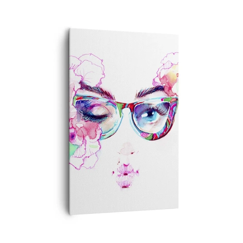 Lærredstryk - Billede på lærred - Et fristende løfte - 80x120 cm