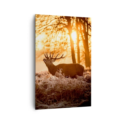Lærredstryk - Billede på lærred - En jægerdrøm - 80x120 cm