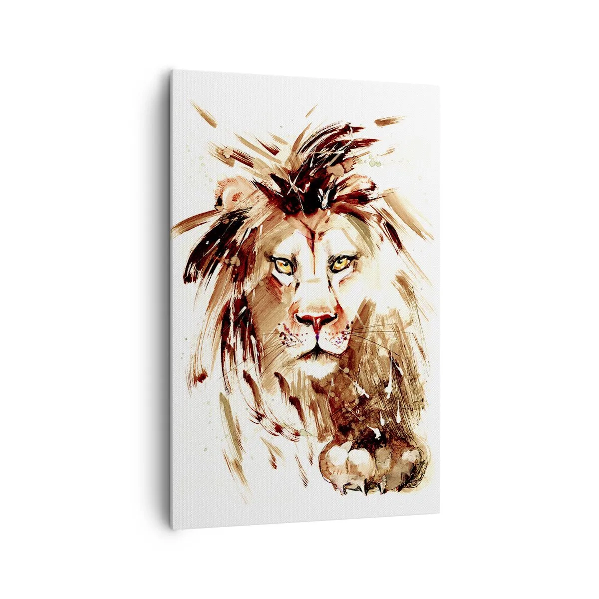 Lærredstryk - Billede på lærred - Styrke og værdighed - 80x120 cm