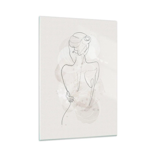 Billede på glas - Som et følsomt instrument - 50x70 cm