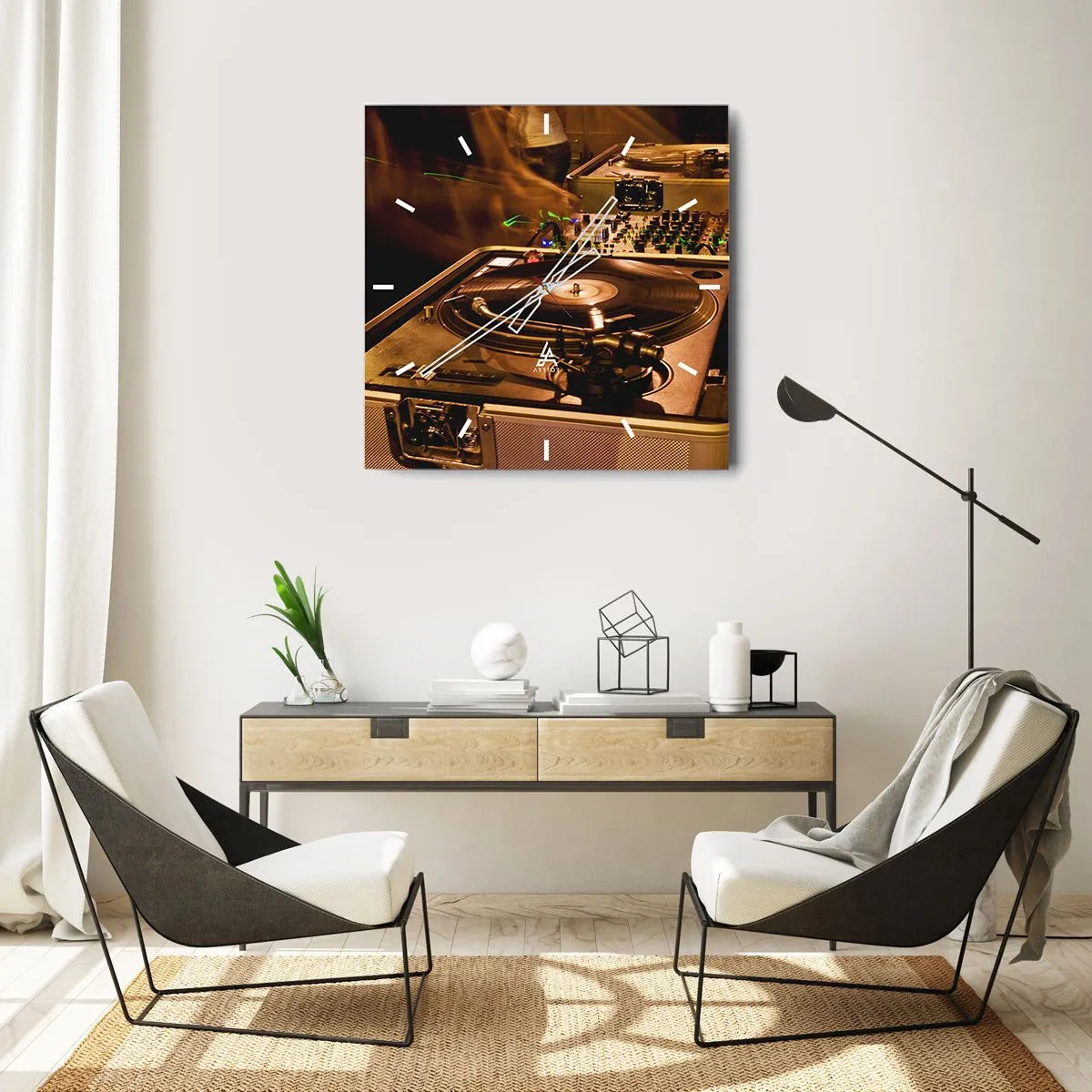 Vægur, Uret - Kan du mærke kraften? - 40x40 cm