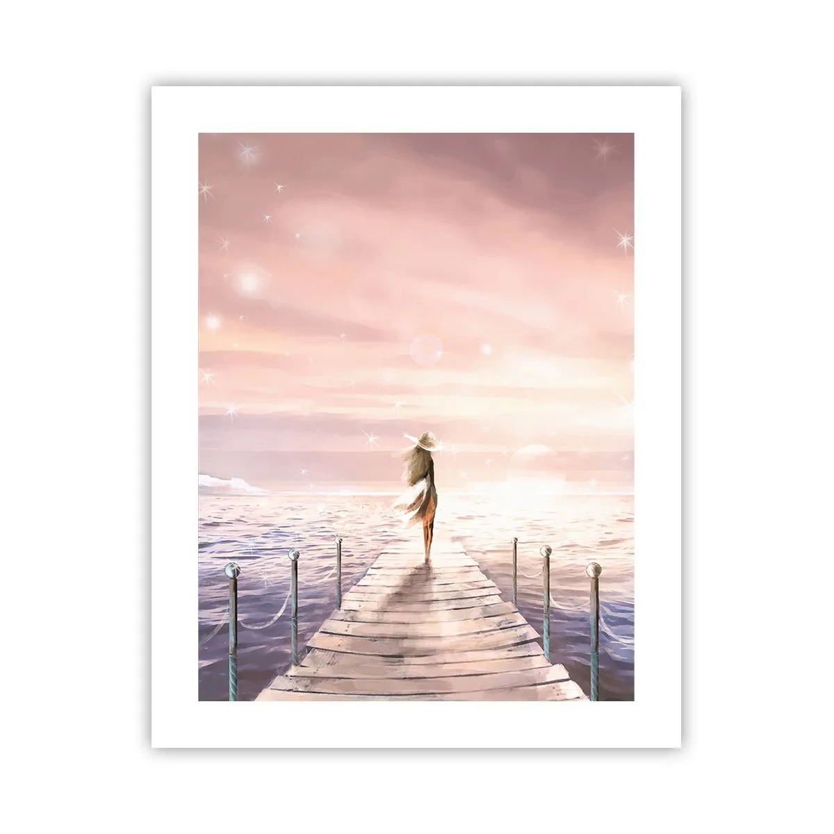 Plakat - I lyset af en drøm - 40x50 cm