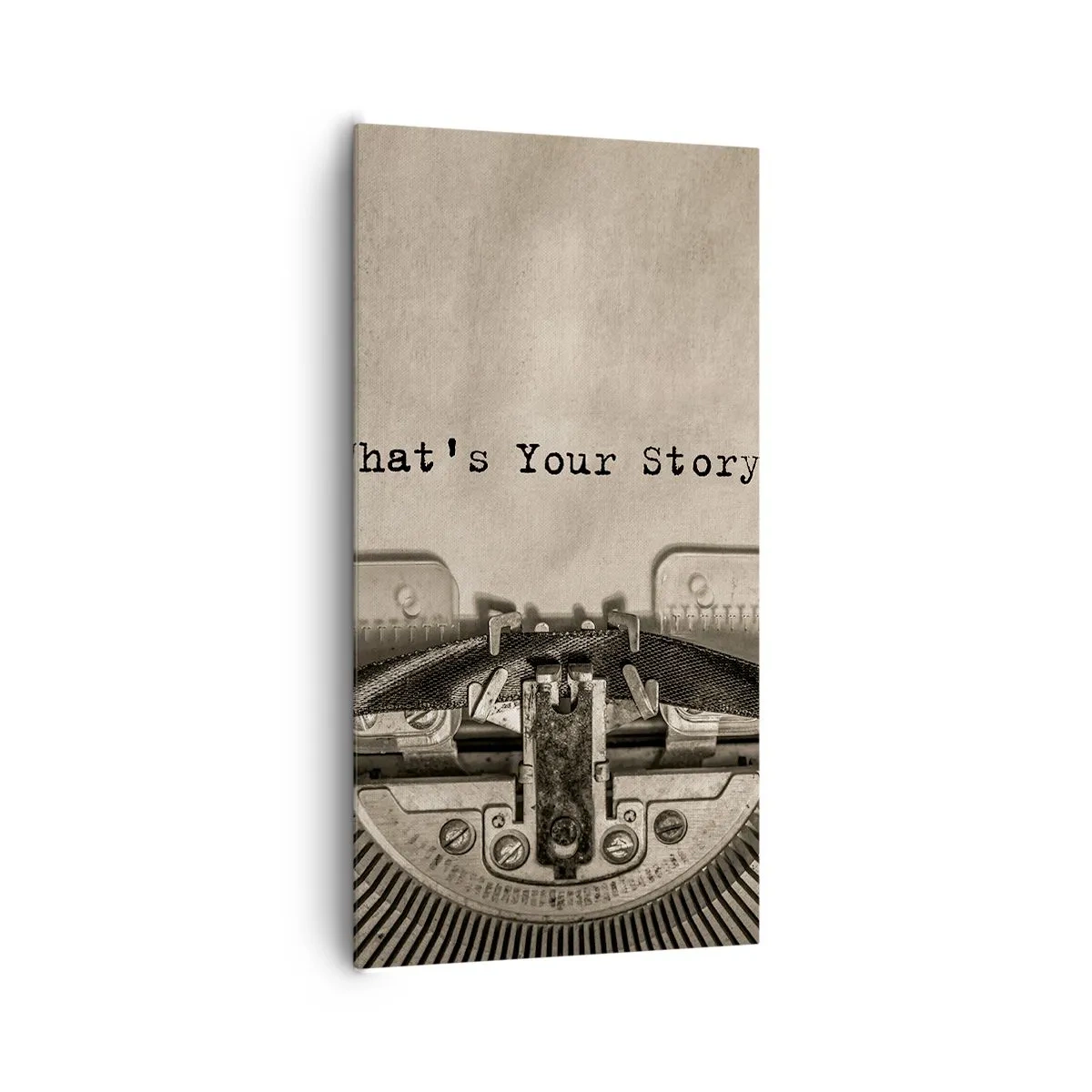 Lærredstryk - Billede på lærred - Fortæl mig - 65x120 cm