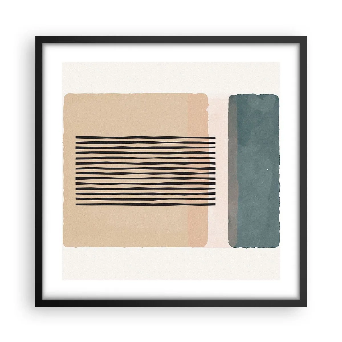 Plakat i sort ramme - Alt er i god stand - 50x50 cm