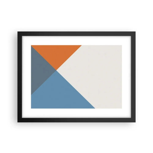 Plakat i sort ramme - Med hensyn til ... - 40x30 cm