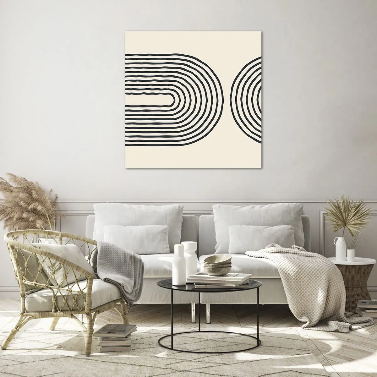 Billede på glas - Kommer snart... - 70x70 cm