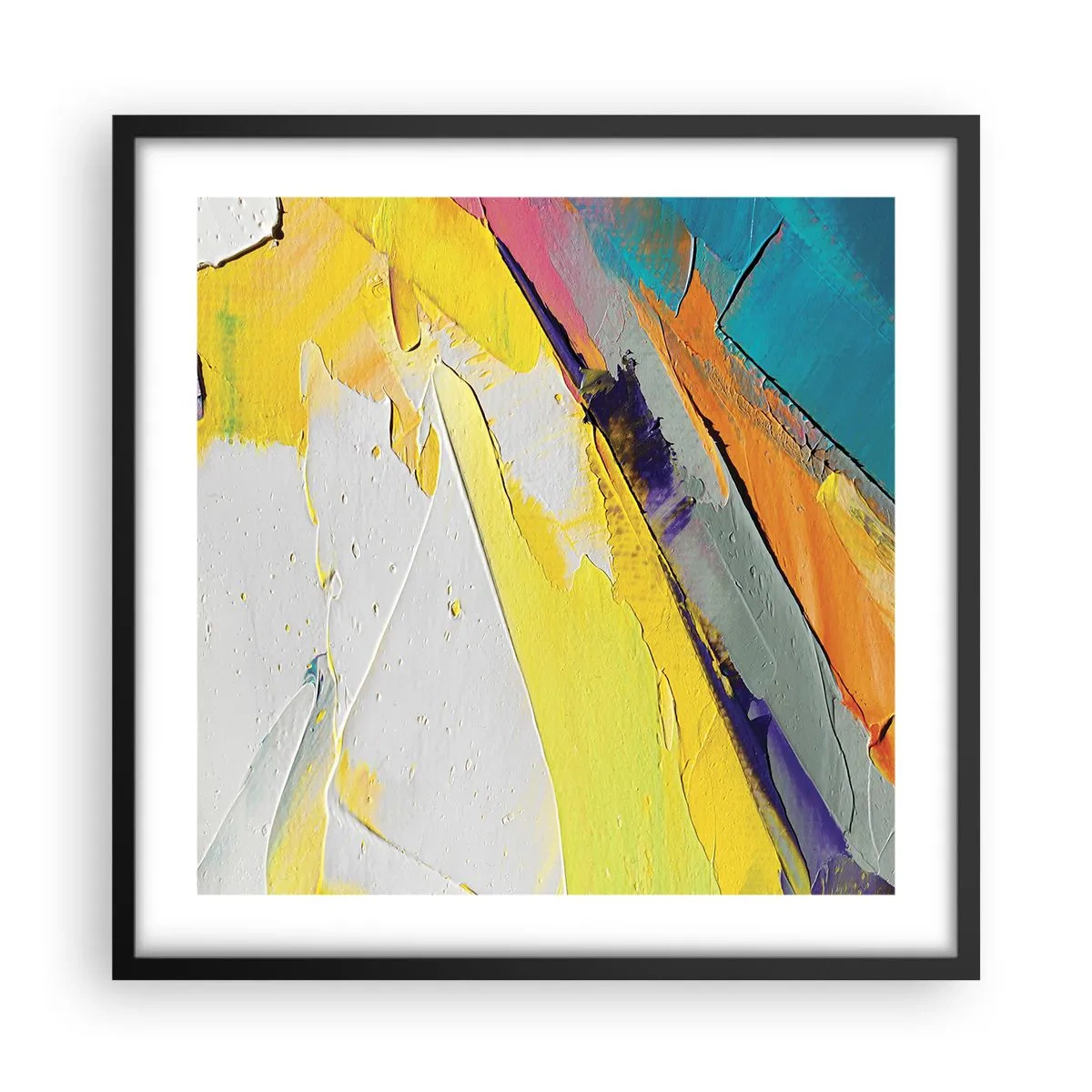 Plakat i sort ramme - Lysets anatomi - 50x50 cm