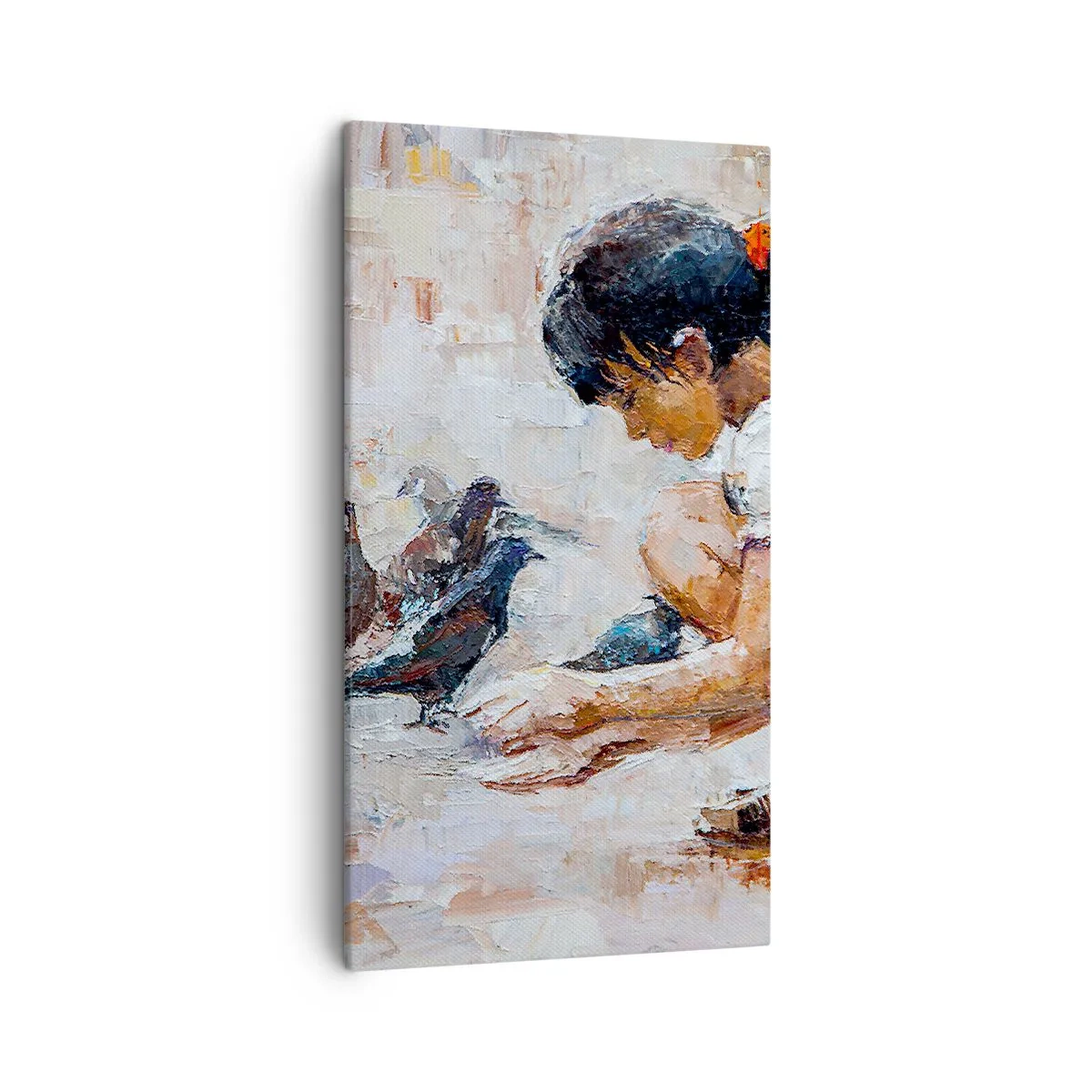 Lærredstryk - Billede på lærred - De små og de sødeste - 45x80 cm