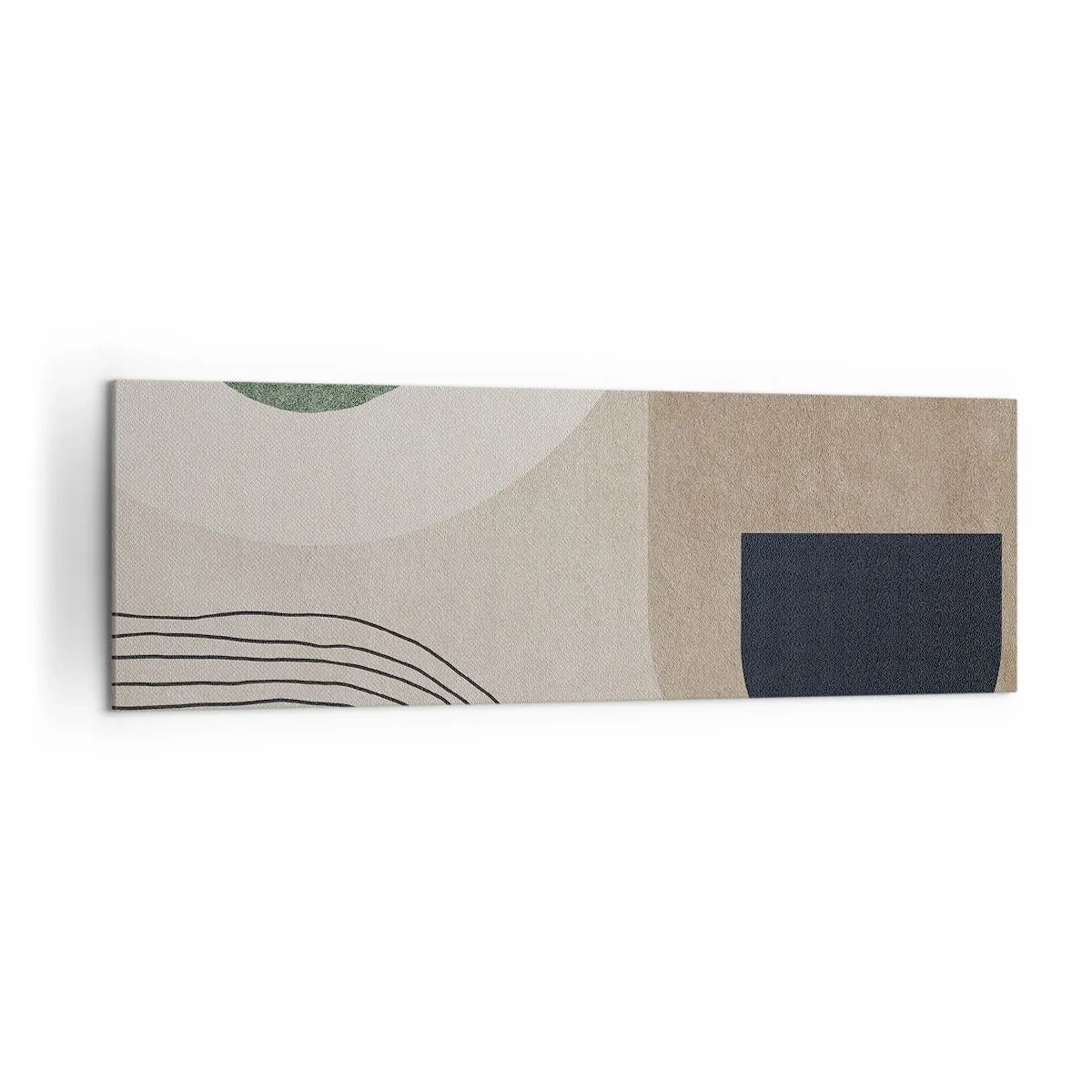 Lærredstryk - Billede på lærred - Blidheden i en oval - 160x50 cm