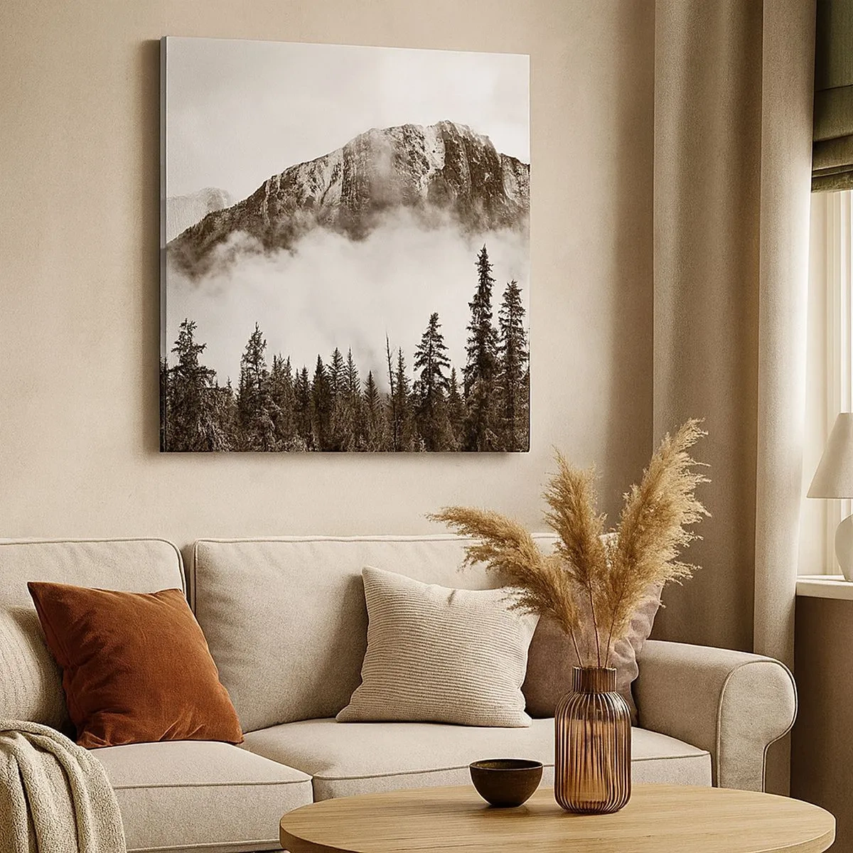 Lærredstryk - Billede på lærred - Granit hersker - 30x30 cm