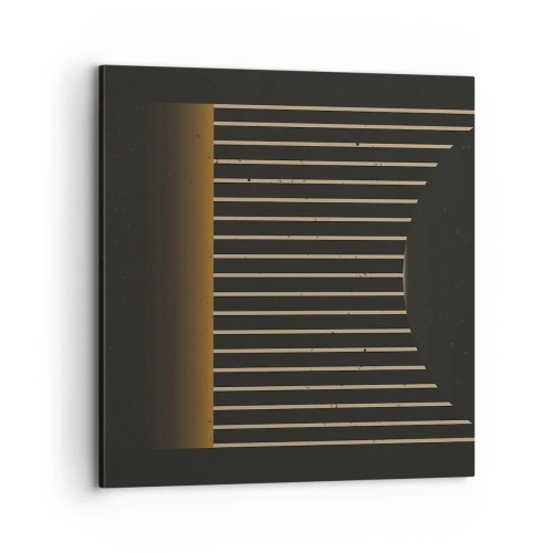 Lærredstryk - Billede på lærred - Udforsk mørket - 70x70 cm