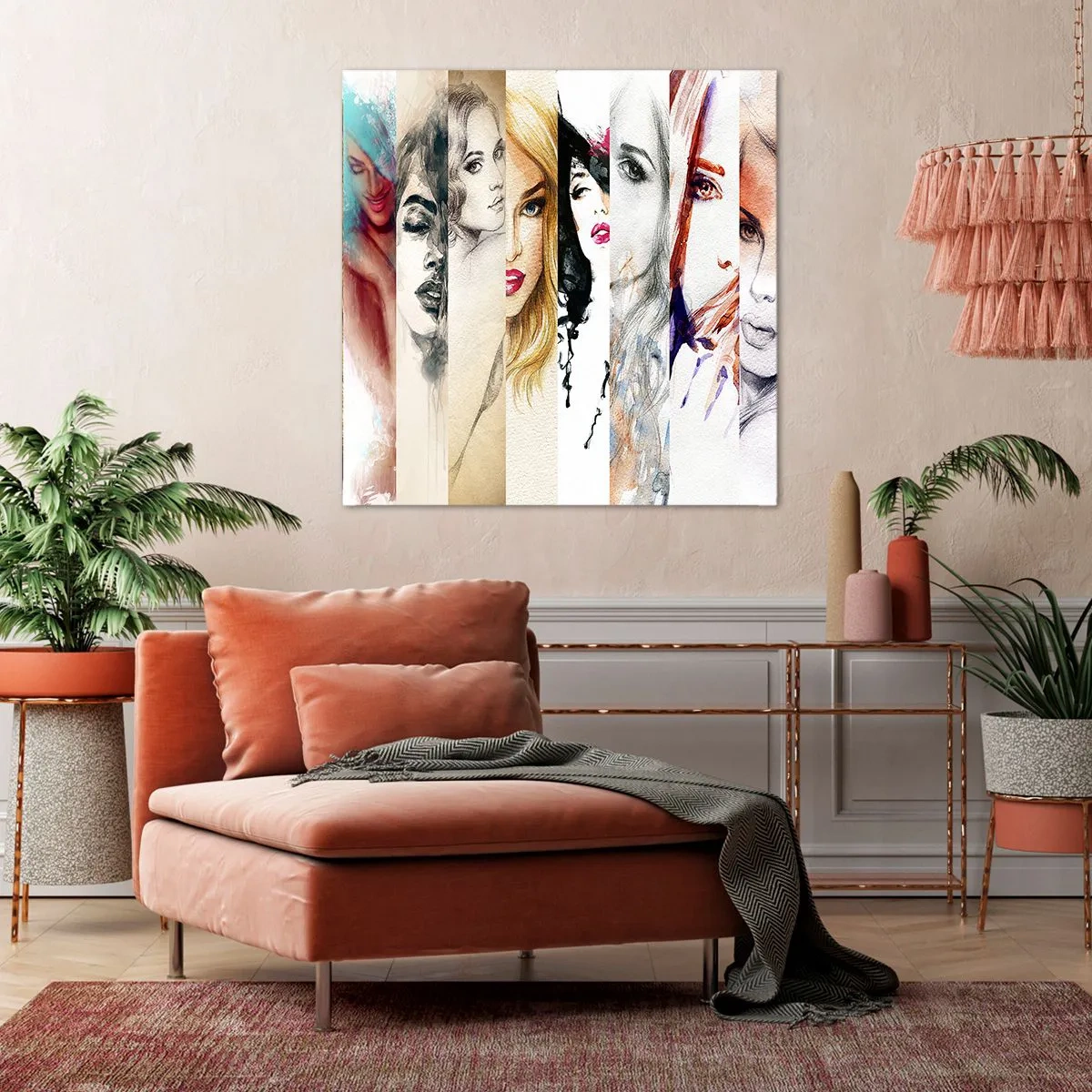 Lærredstryk - Billede på lærred - Og det er altid DIG - 60x60 cm