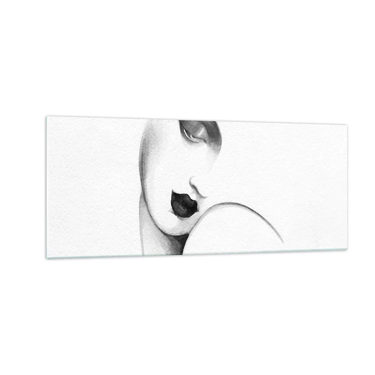 Billede på glas - I Lempickas stil - 100x40 cm