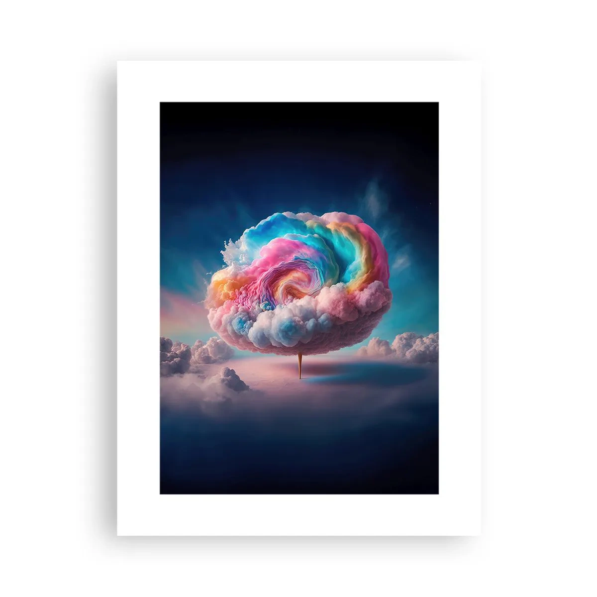 Plakat - En drøm om en forlystelsespark - 30x40 cm