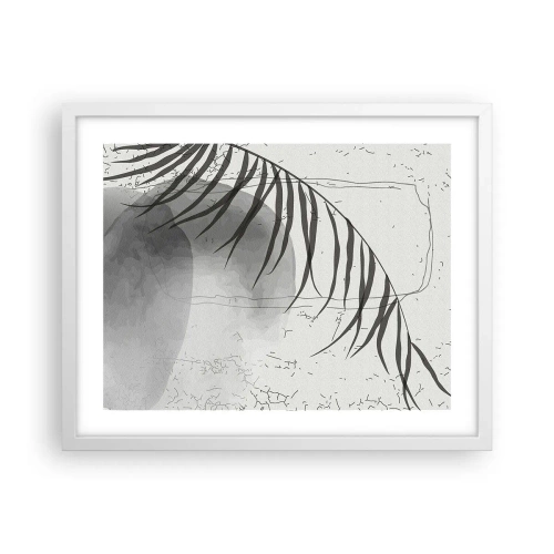 Plakat i hvid ramme - Den subtile eksotisme i naturen - 50x40 cm