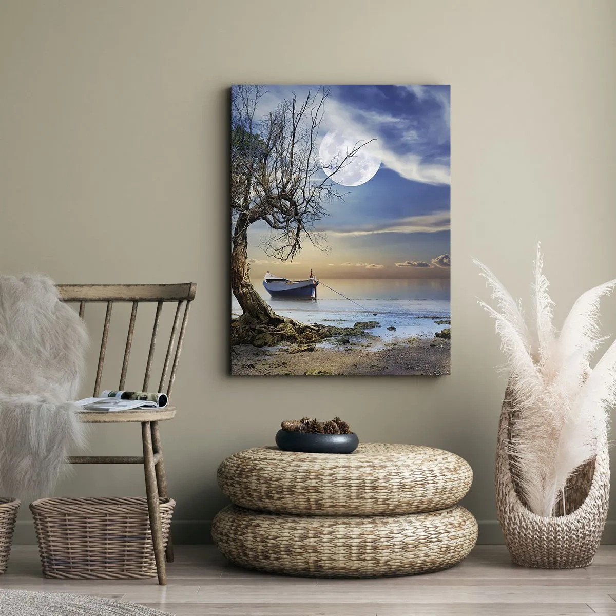 Lærredstryk - Billede på lærred - Er dette enden eller begyndelsen? - 50x70 cm