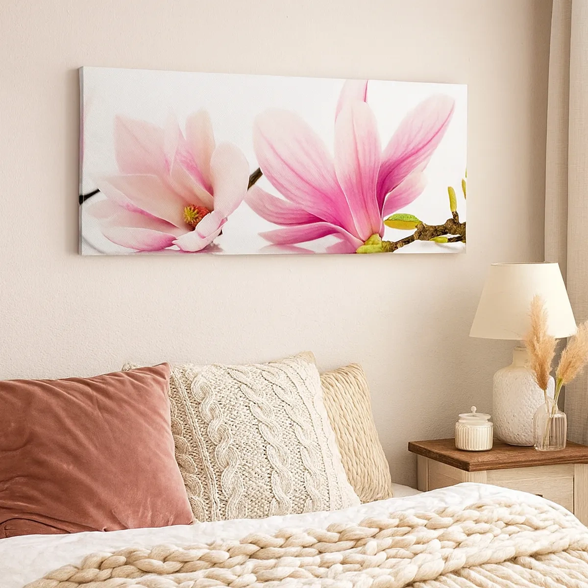 Lærredstryk - Billede på lærred - Blød som et åndedrag af forår - 30x30 cm