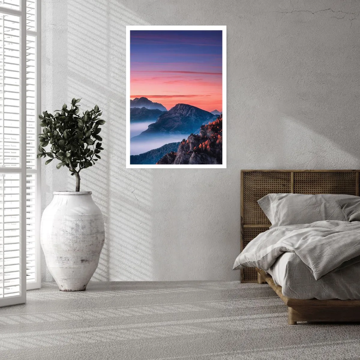 Plakat - Over dalene - 70x100 cm