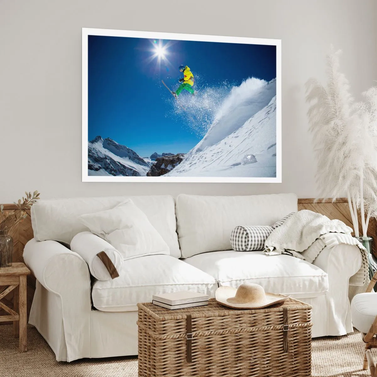 Plakat - Danser med bjergene - 100x70 cm