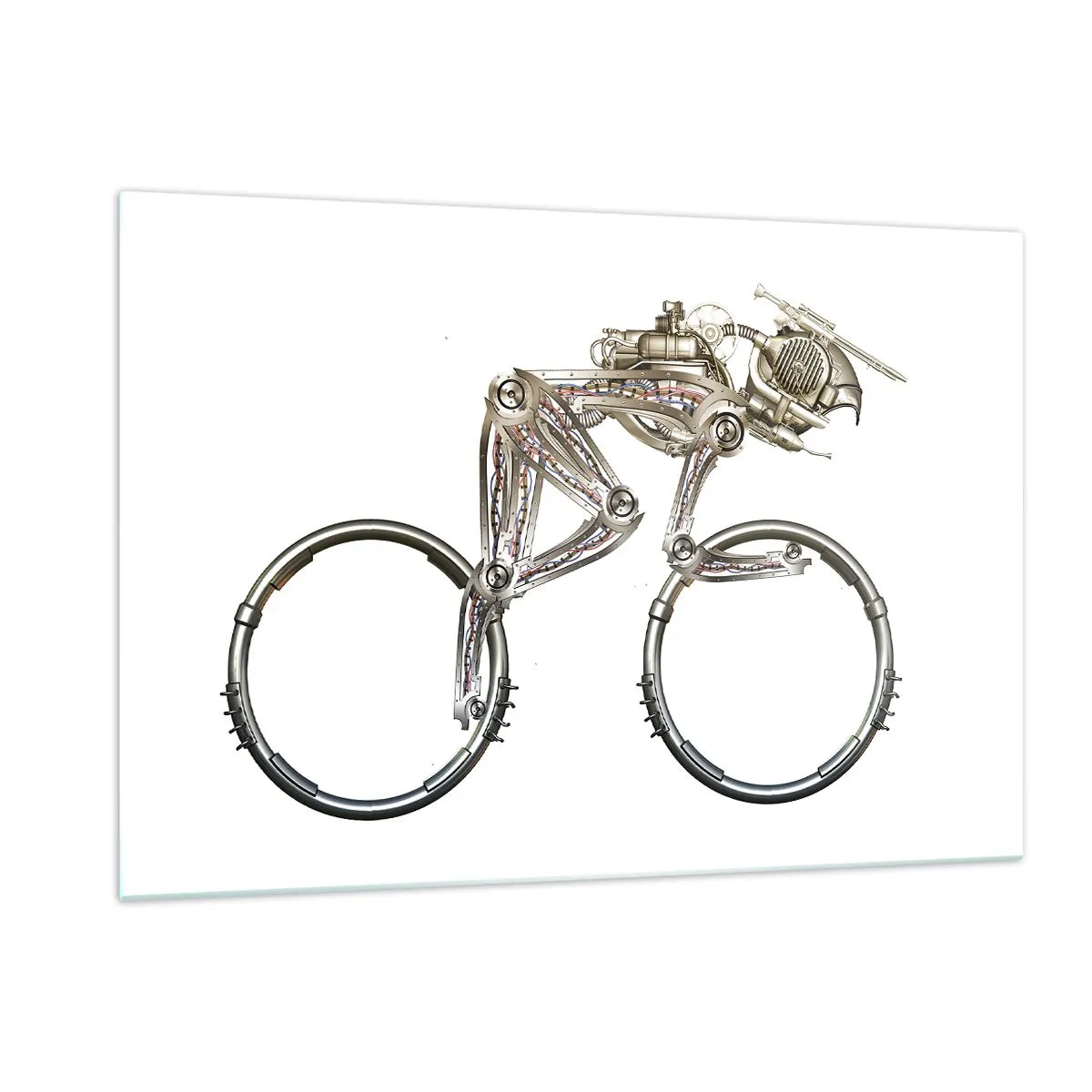 Billede på glas - En fantastisk maskine - 120x80 cm