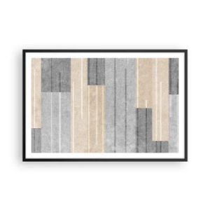 Plakat i sort ramme - Komposition: hold den lodret - 91x61 cm