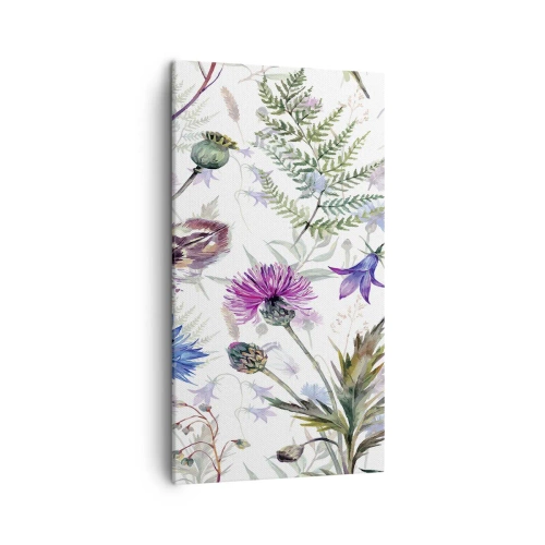 Lærredstryk - Billede på lærred - Polsk herbarium - 45x80 cm