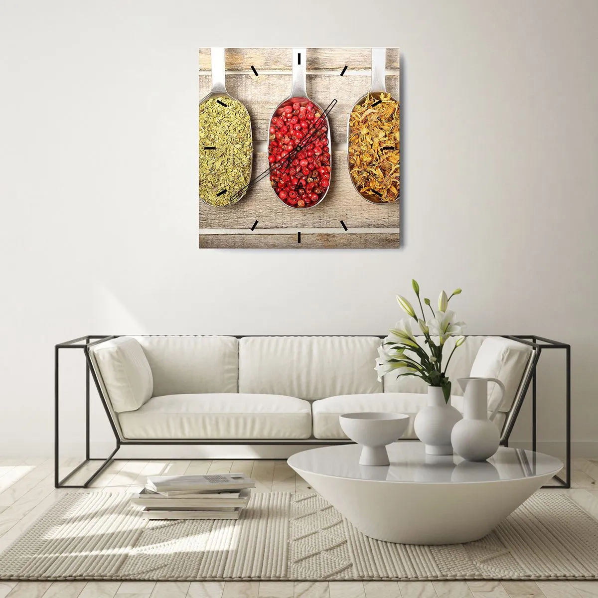 Vægur, Uret - Magi i køkkenet - 30x30 cm