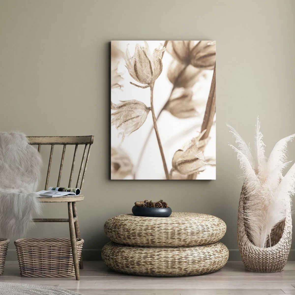 Lærredstryk - Billede på lærred - De kalder på slutningen af sommeren - 45x80 cm