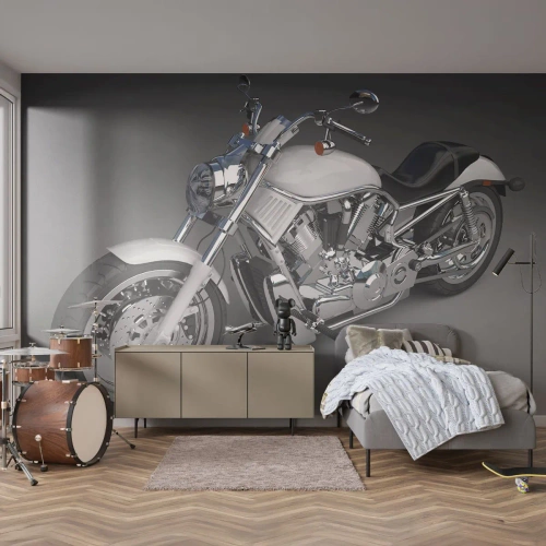 Fototapet Premium Sand - Det giver dig lyst til at knæle - Automotive, Motorcykel, Rejser - 500x350 cm