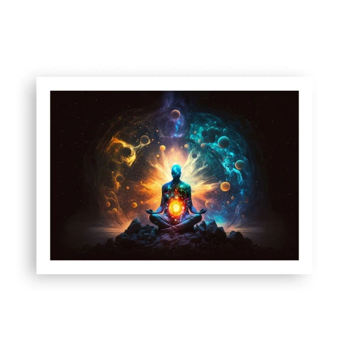 Plakat - Kosmisk ro - 70x50 cm