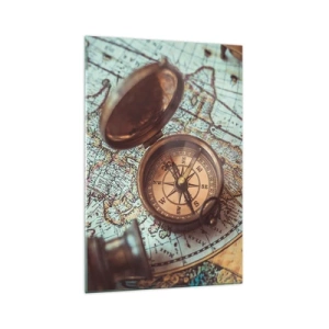 Billede på glas - For eventyreren - 70x100 cm