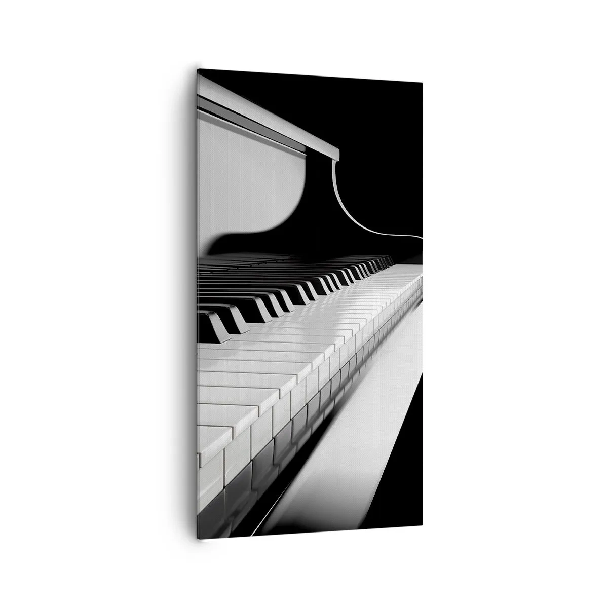 Lærredstryk - Billede på lærred - Harmoni af former og farver - 65x120 cm