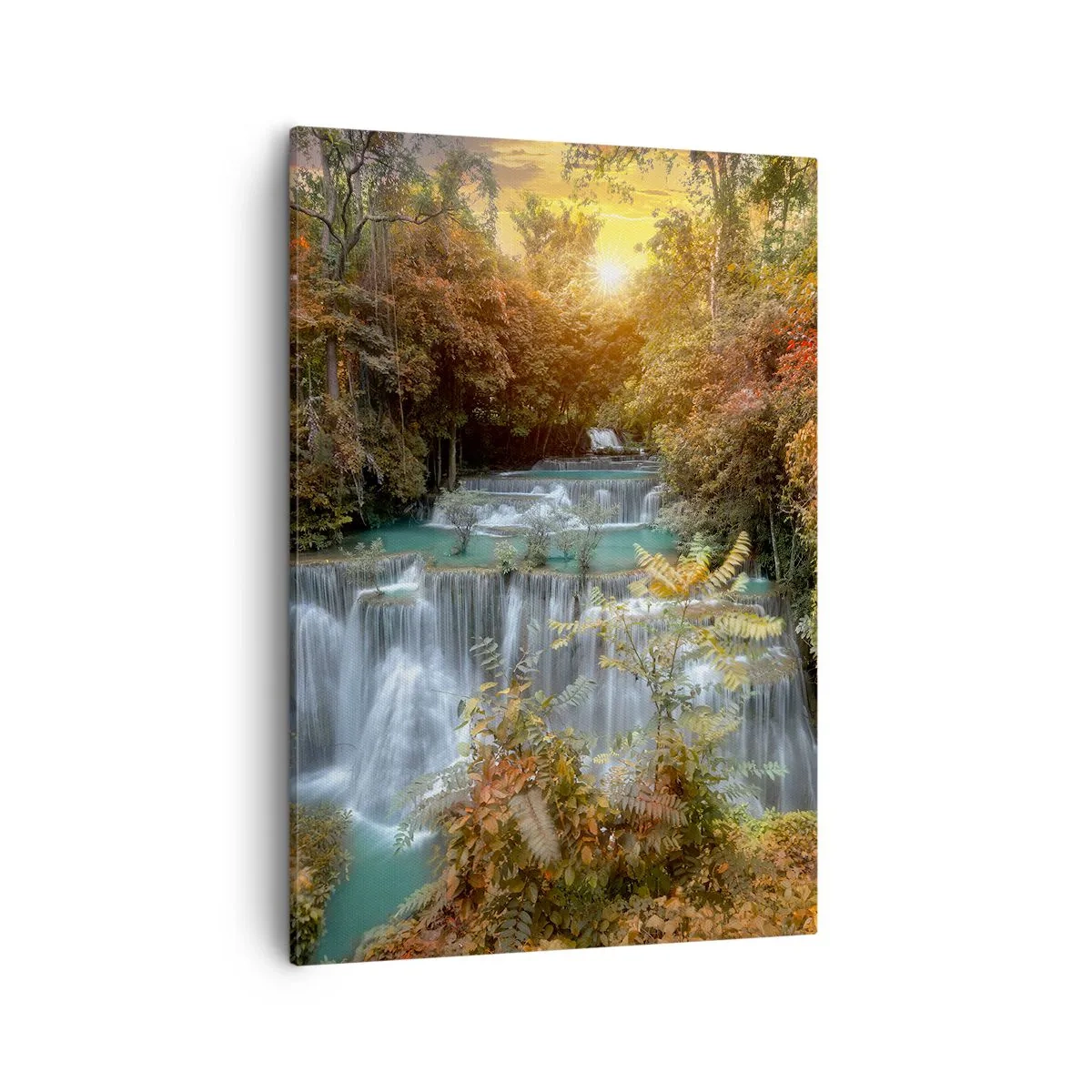 Lærredstryk - Billede på lærred - Skovens skjulte skat - 50x70 cm