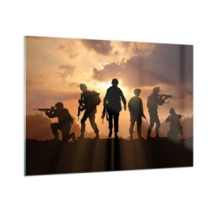 Billede på glas - Brothers in arms - 100x70 cm