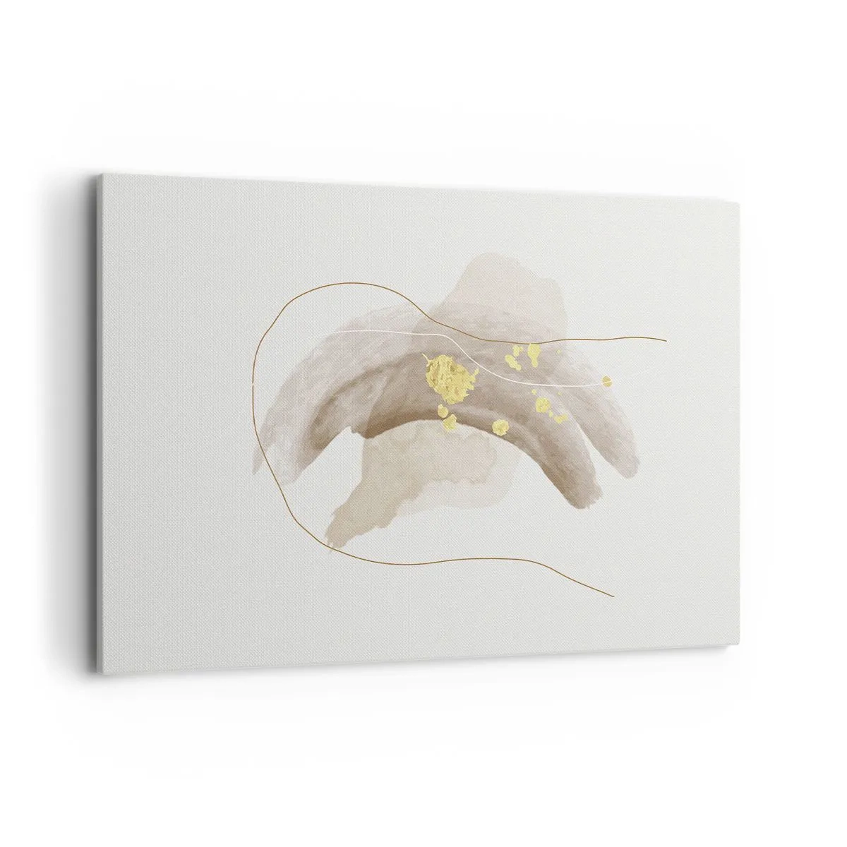 Lærredstryk - Billede på lærred - Mødt i rummet - 120x80 cm