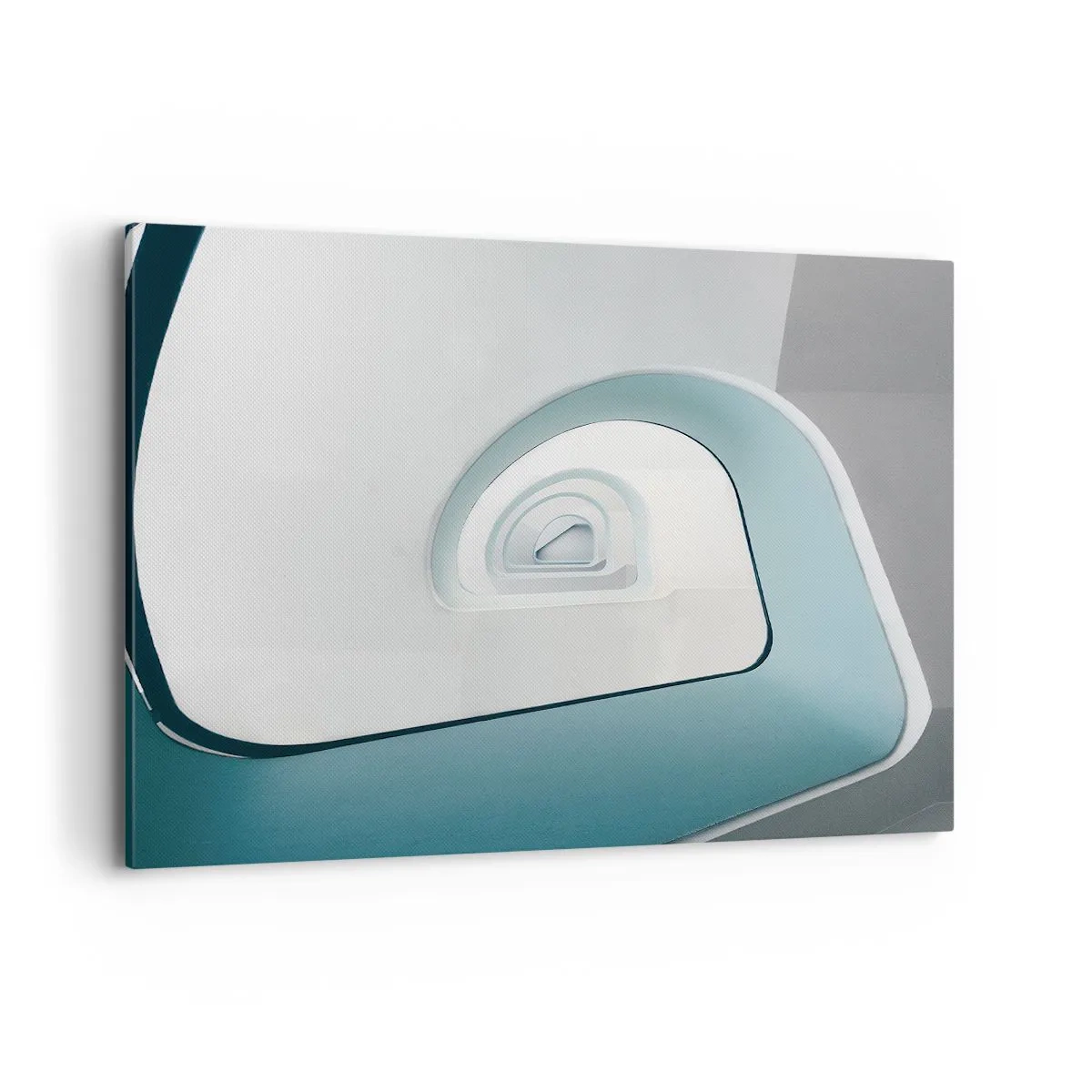 Lærredstryk - Billede på lærred - Til bunden af det blå - 120x80 cm