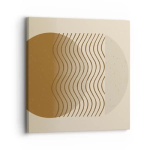 Lærredstryk - Billede på lærred - Om geometriske figurers oprindelse - 30x30 cm