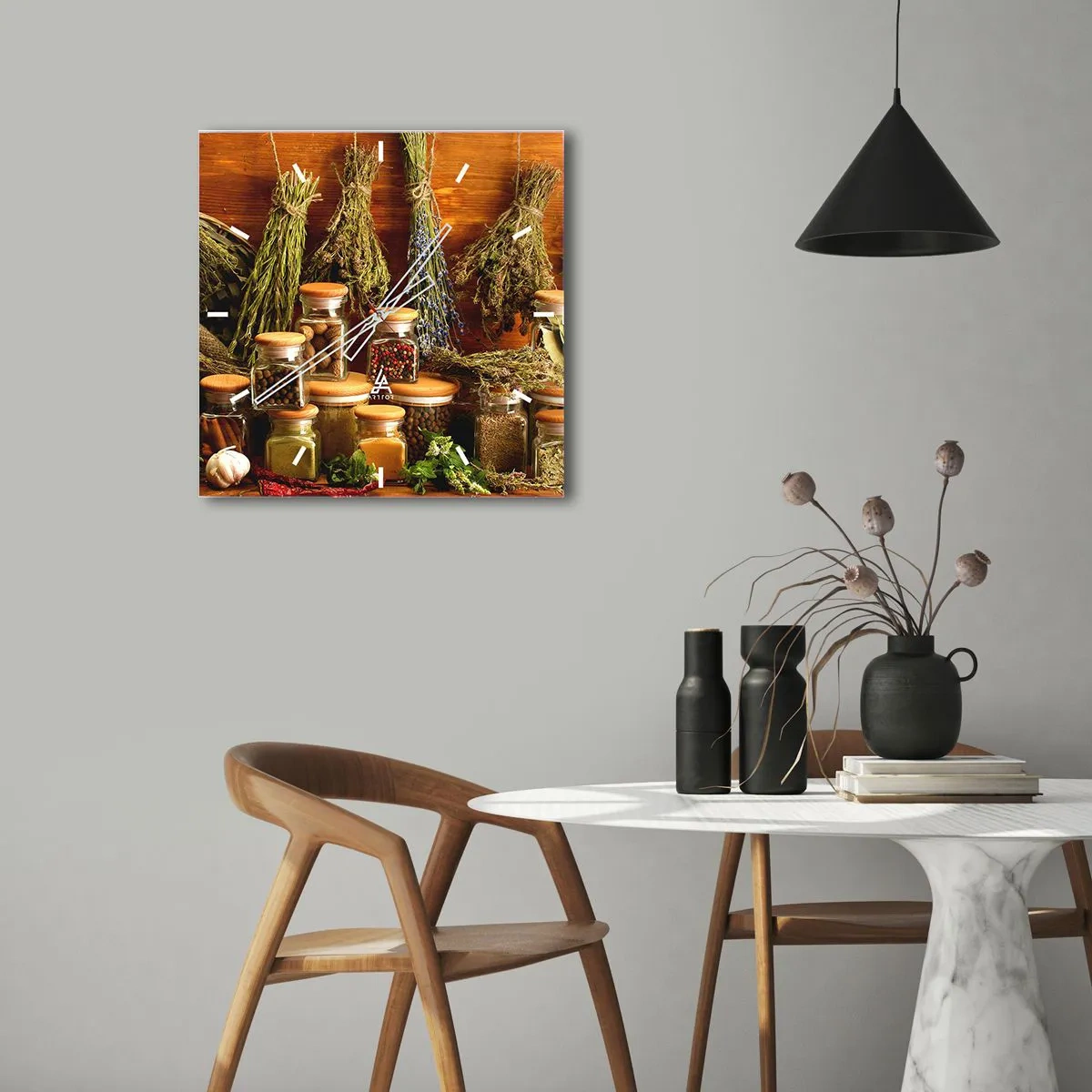 Vægur, Uret - Køkkenmagi - 40x40 cm