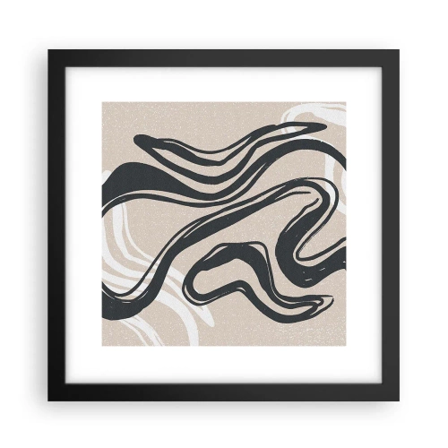Plakat i sort ramme - Multipliceret udtryk - 30x30 cm