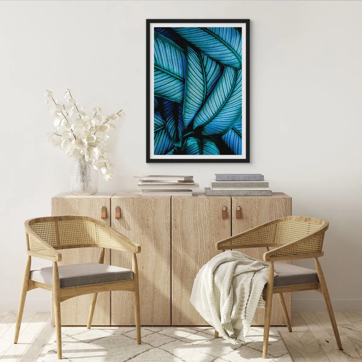 Plakat i sort ramme - Livslinjer - 30x40 cm