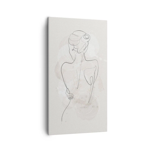 Lærredstryk - Billede på lærred - Som et følsomt instrument - 45x80 cm