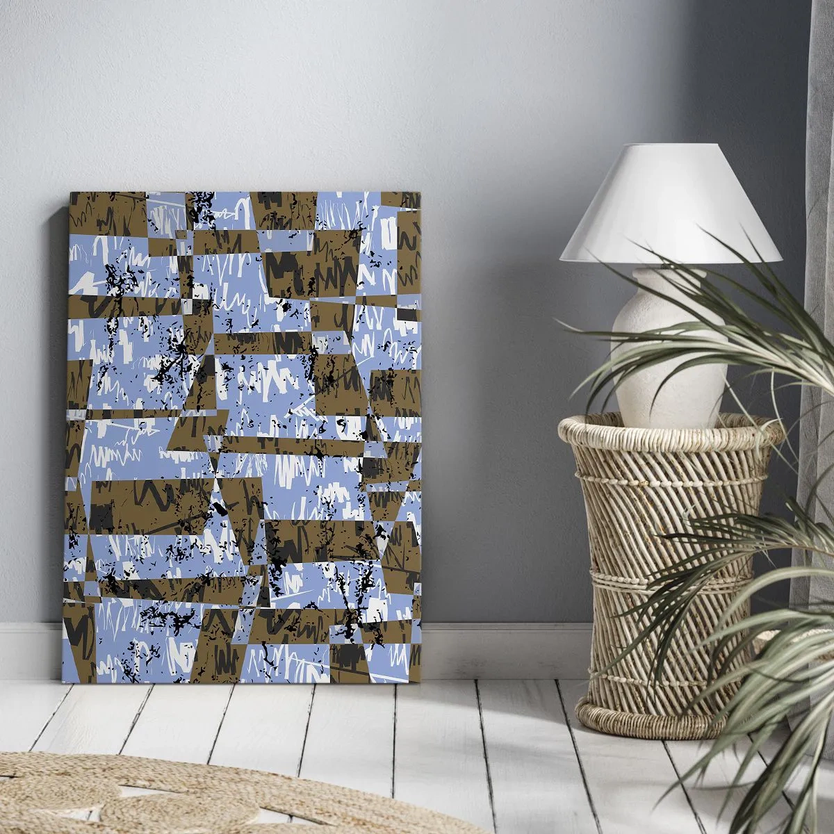 Lærredstryk - Billede på lærred - Ikke oversvømmet udskæring - 45x80 cm