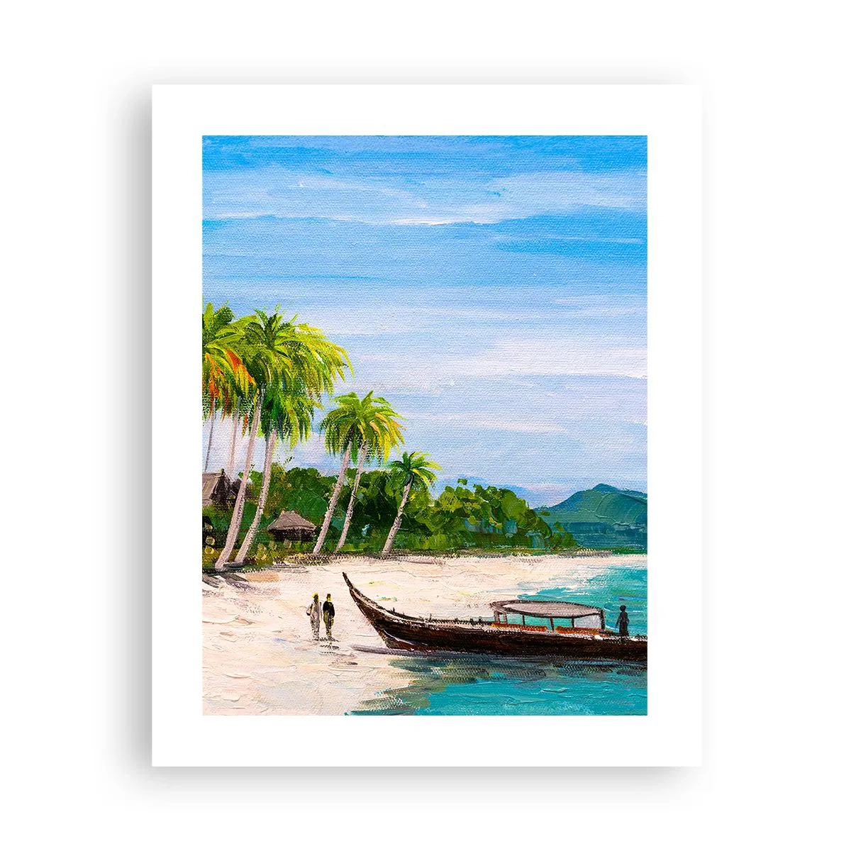 Plakat - En eksotisk drøm - 40x50 cm