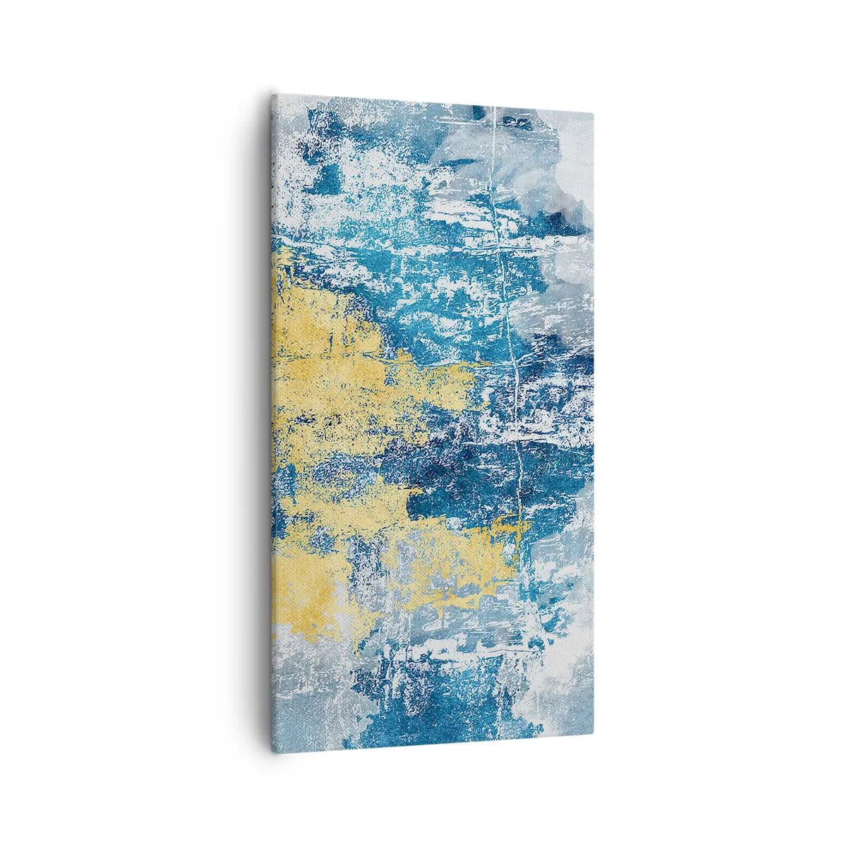 Lærredstryk - Billede på lærred - En fredfyldt abstraktion - 55x100 cm