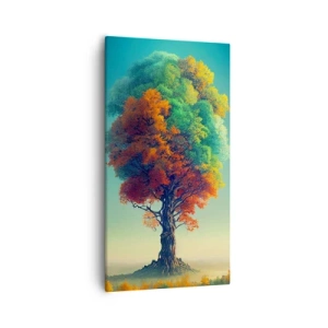 Lærredstryk - Billede på lærred - Eg - naturens fader - 55x100 cm