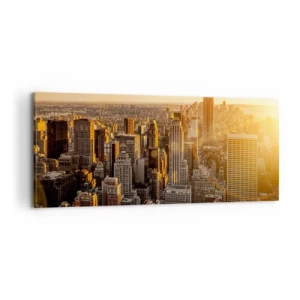 Lærredstryk - Billede på lærred - At vokse i solen - 100x40 cm